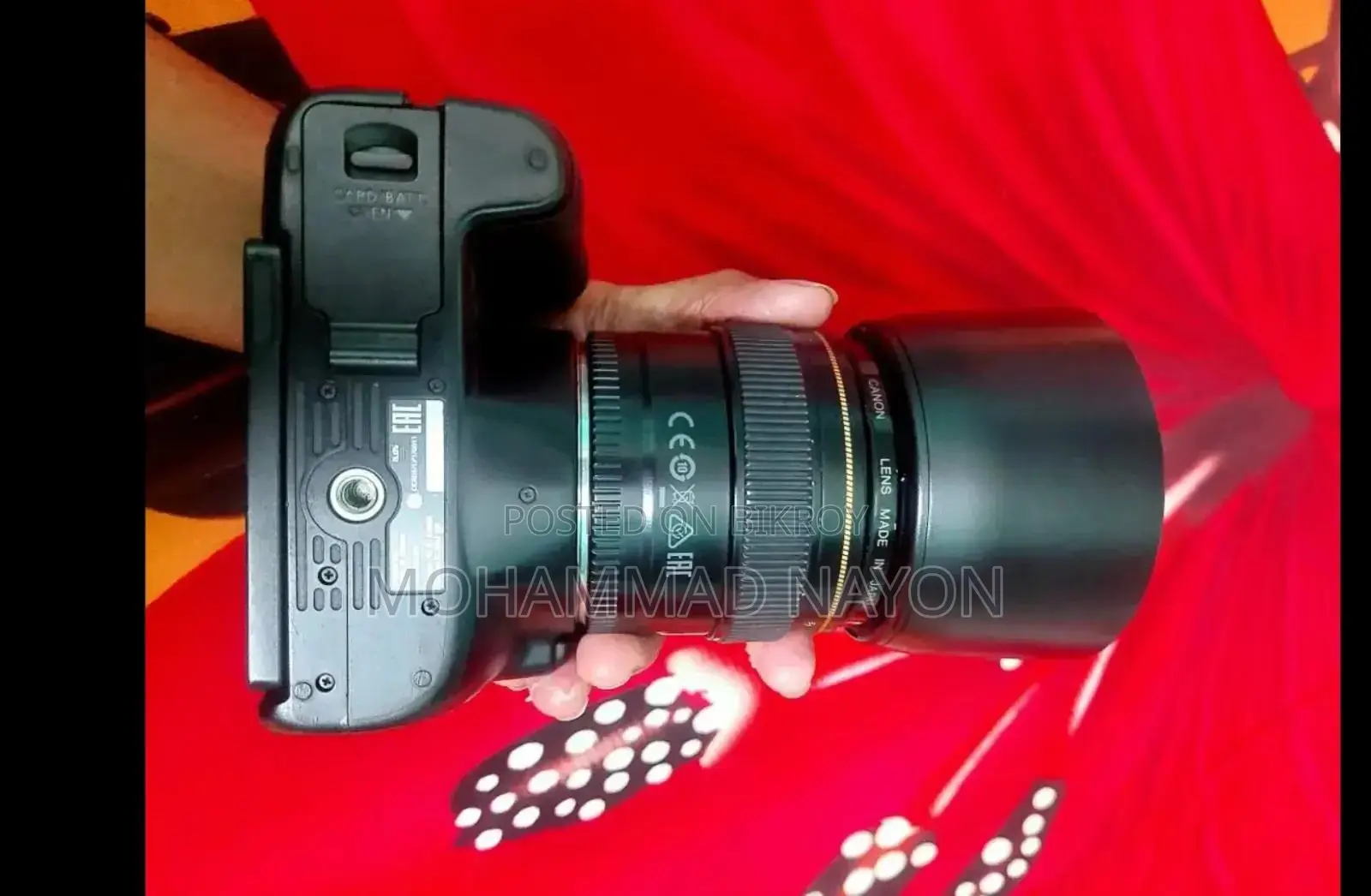 Canon 250d With 85mm Prime Lens