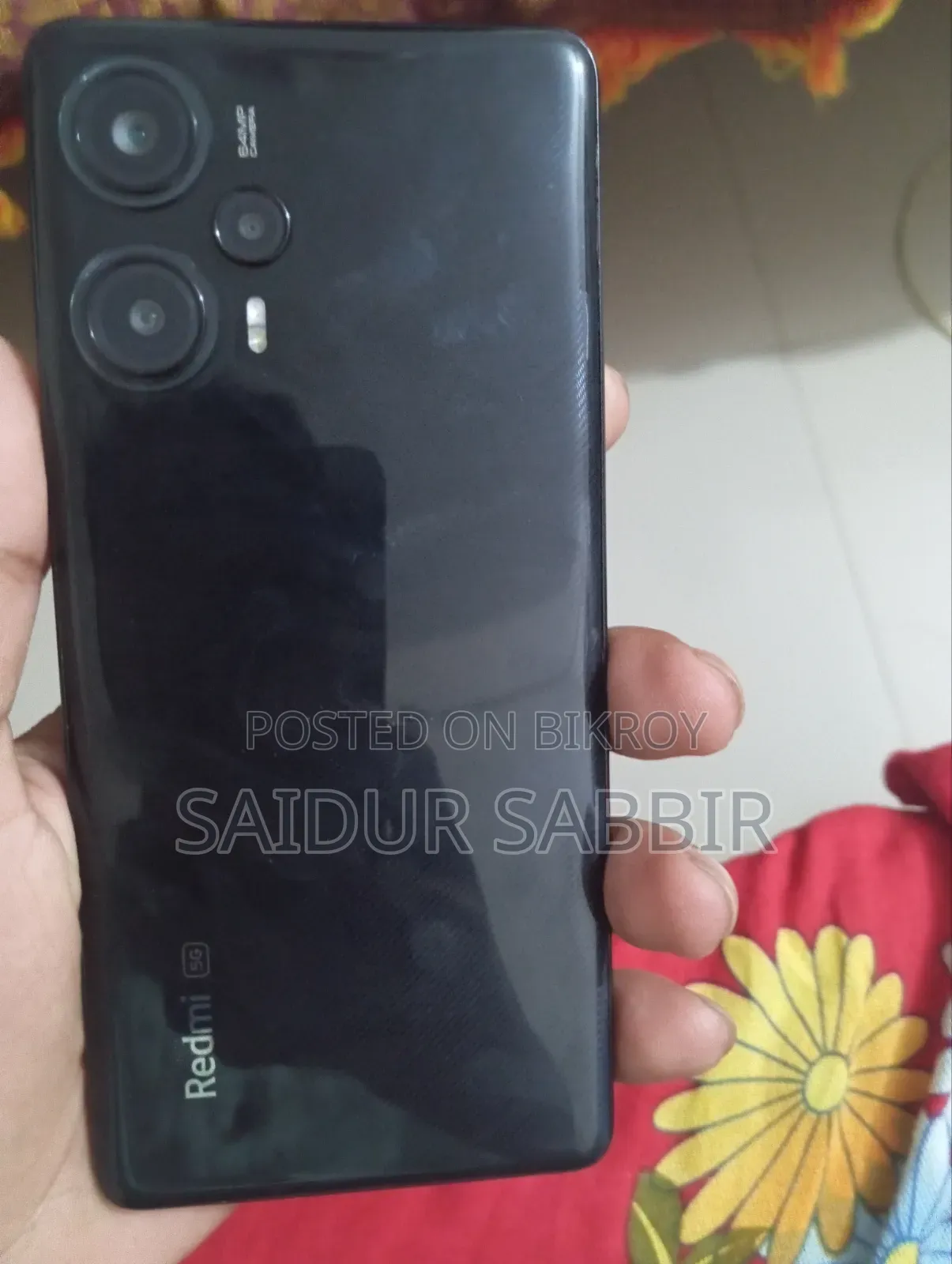 শাওমি রেডমি নোট ১২ টার্বো ২৫৬ জিবি ব্ল্যাক