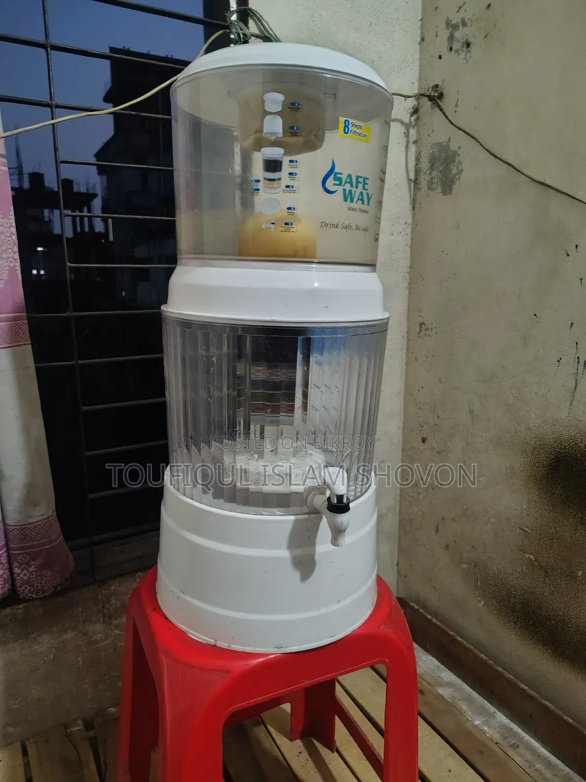 Safeway Water Filter With Sitting Stool - Combo Sale