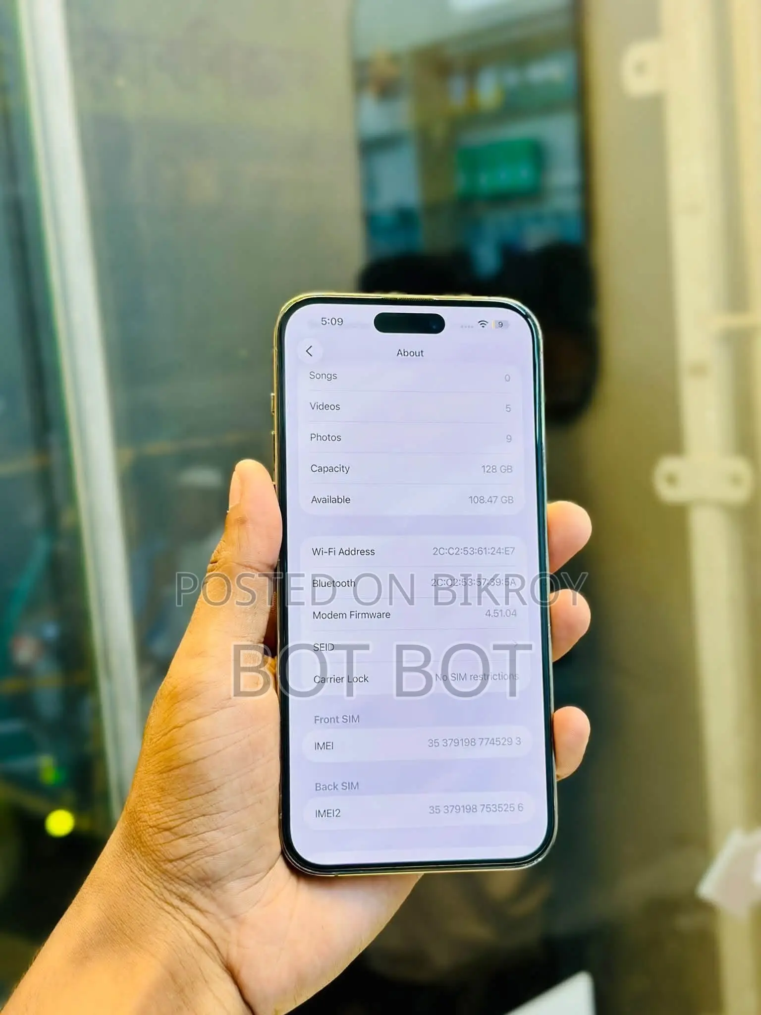 অ্যাপল আইফোন ১৪ প্রো ম্যাক্স ১২৮ জিবি রোজ গোল্ড