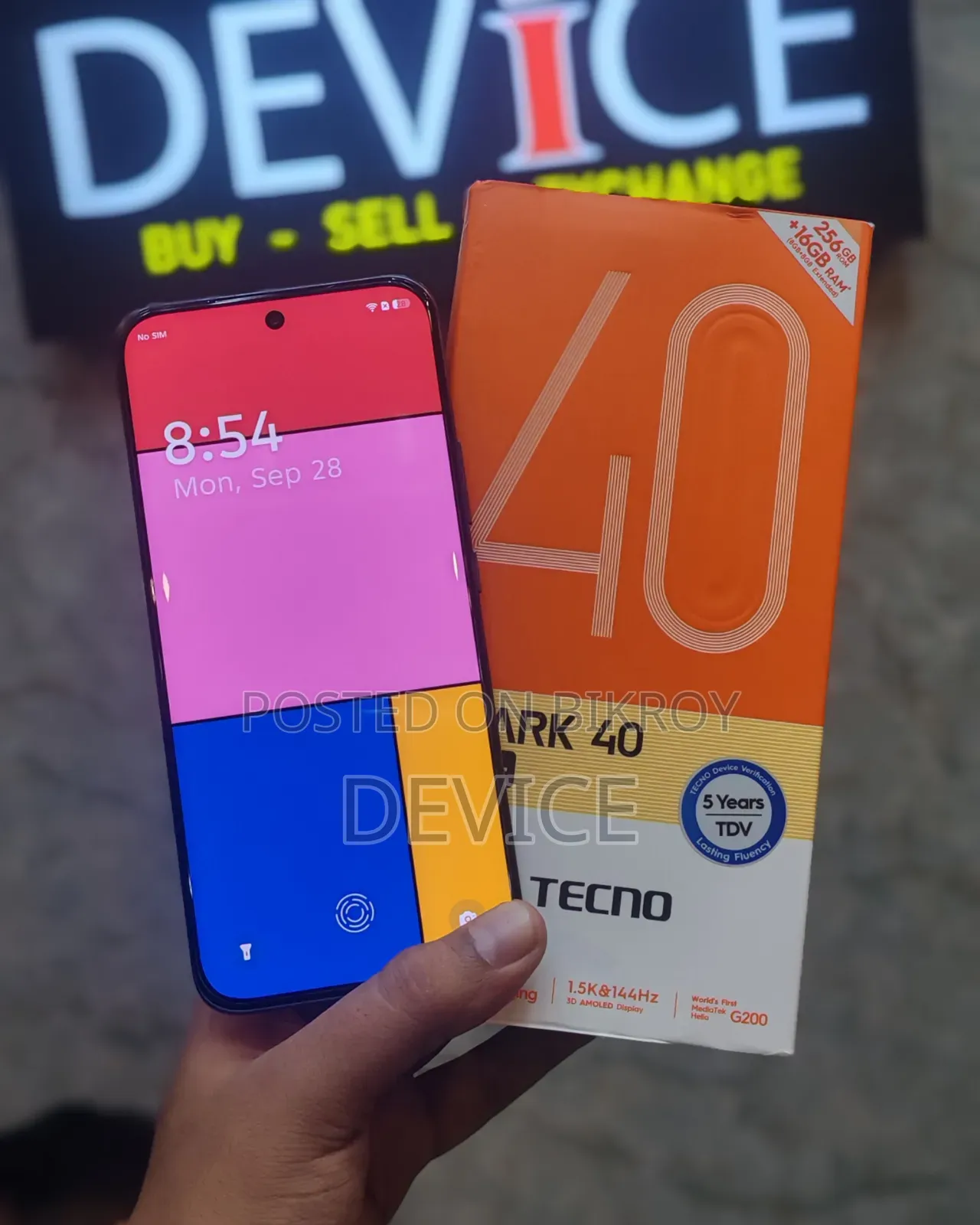 Tecno Spark 40 Pro+ 256 GB Black