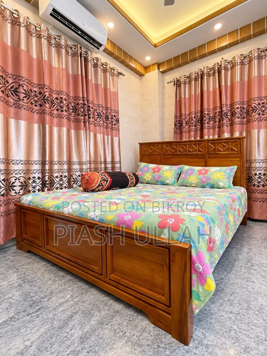 চিটাগং সেগুন কাঠের বেড (৫×৭ ফুট) বিক্রি হবে Urgent.