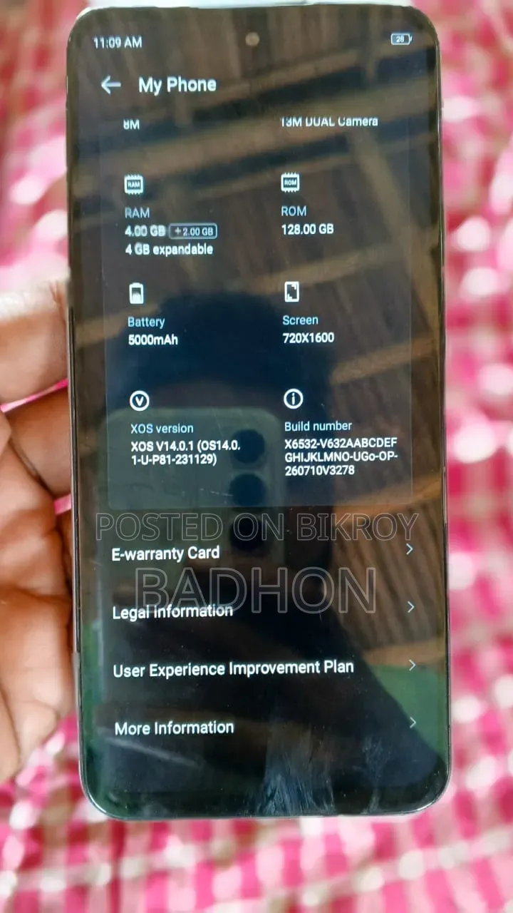 Infinix Smart 9 128 GB Silver