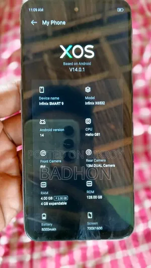 Infinix Smart 9 128 GB Silver