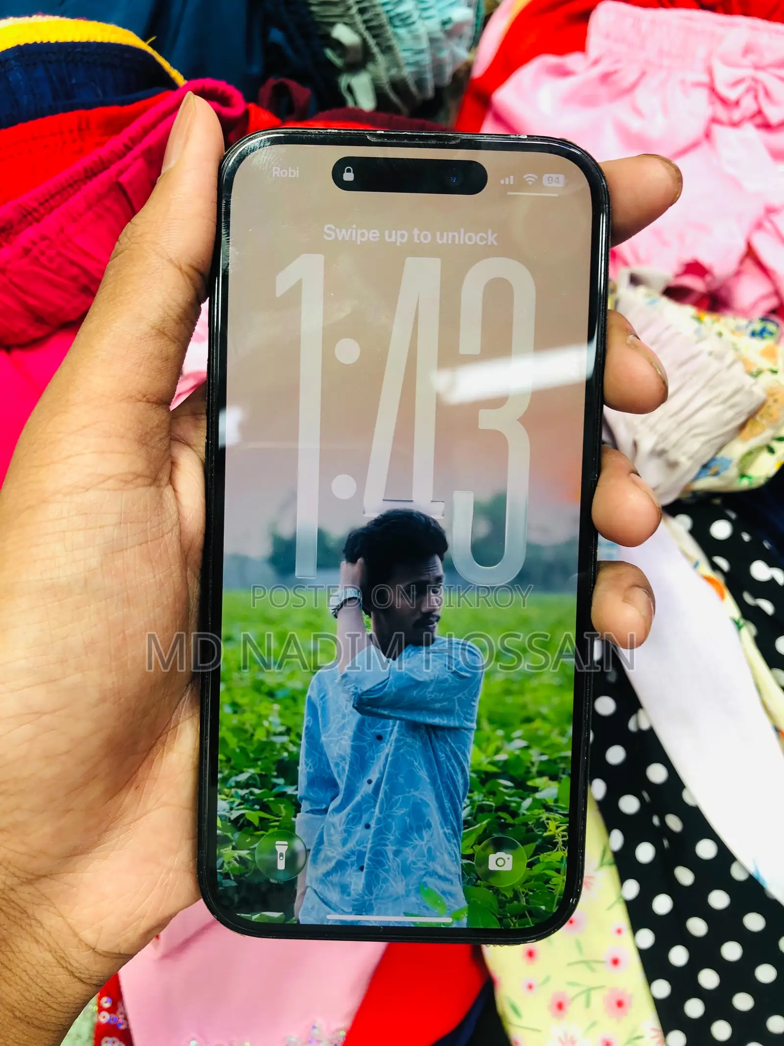 নতুন অ্যাপল আইফোন ১৫ ১২৮ জিবি কালো