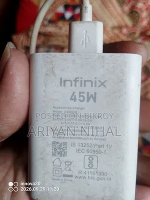 Infinix Hot 60 Pro+ Charger