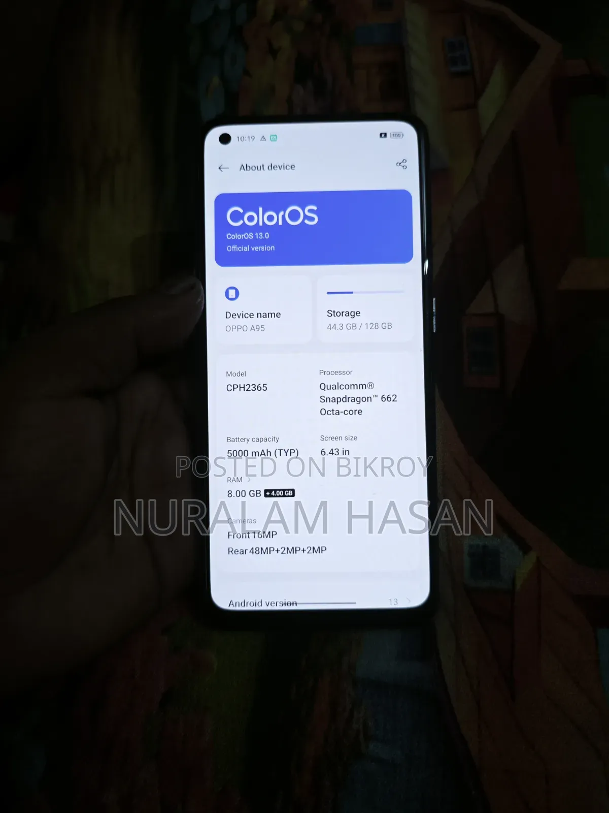 Oppo A95 128 GB Blue