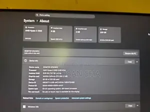 Desktop Computer Gigabyte 8GB AMD Ryzen 5 SSD 256GB