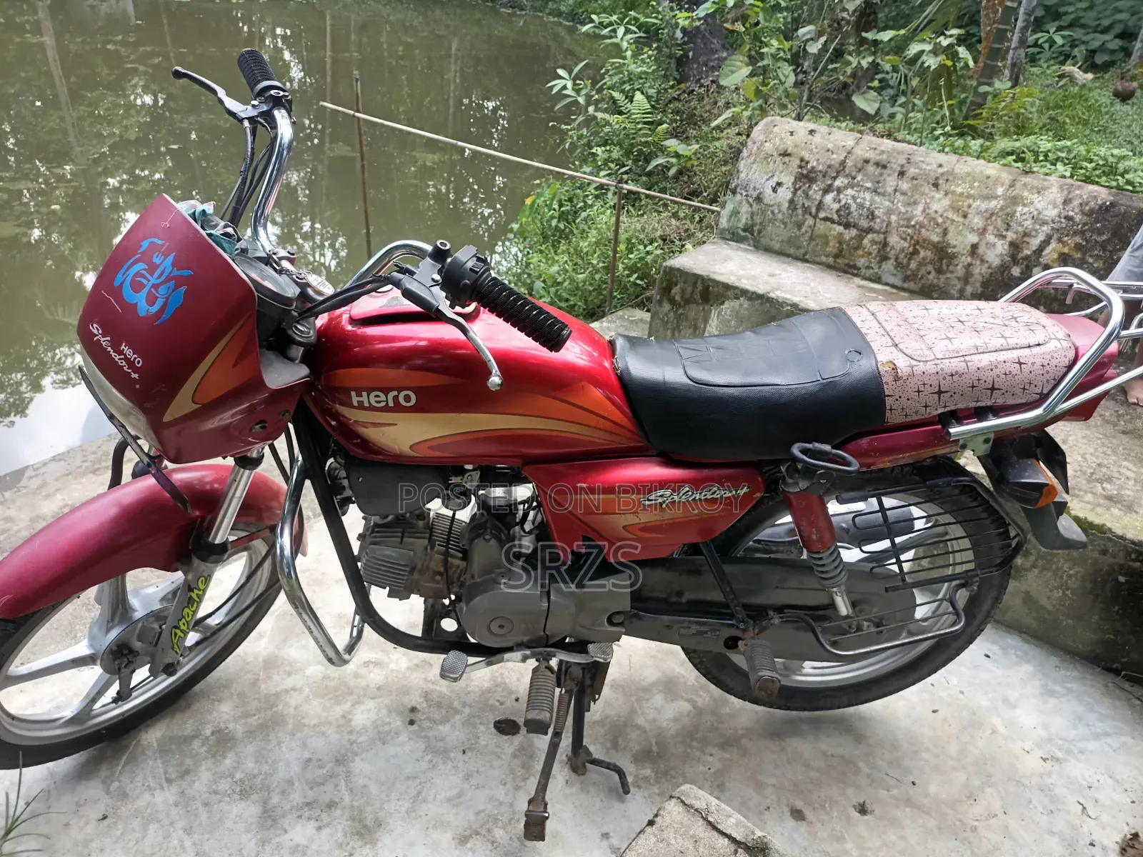 হিরো স্প্লেন্ডার প্লাস ২০১৭ রেড
