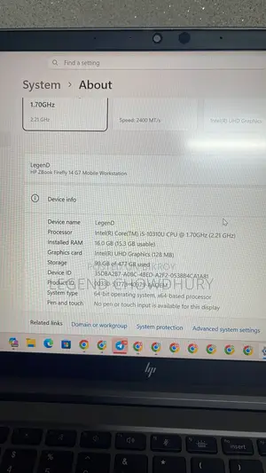 Laptop HP 16GB Intel Core i5 SSD 512GB