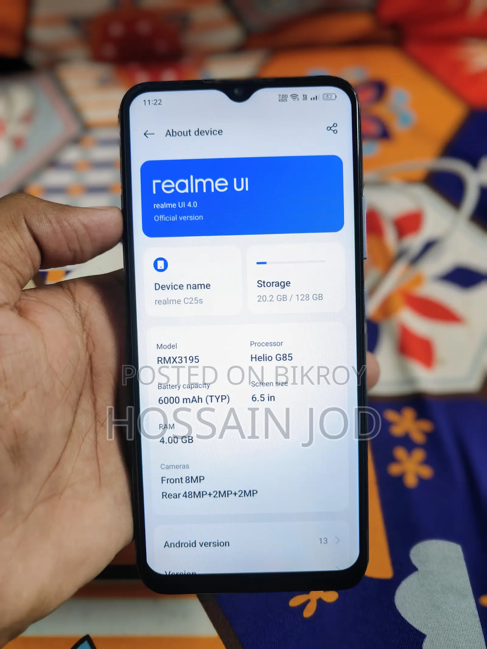 Realme C25s 128 GB Blue