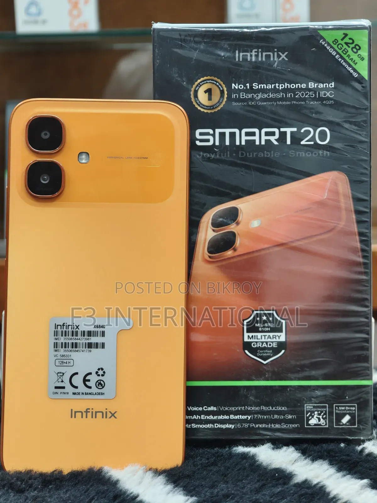 Infinix Smart 20 128 GB Pink
