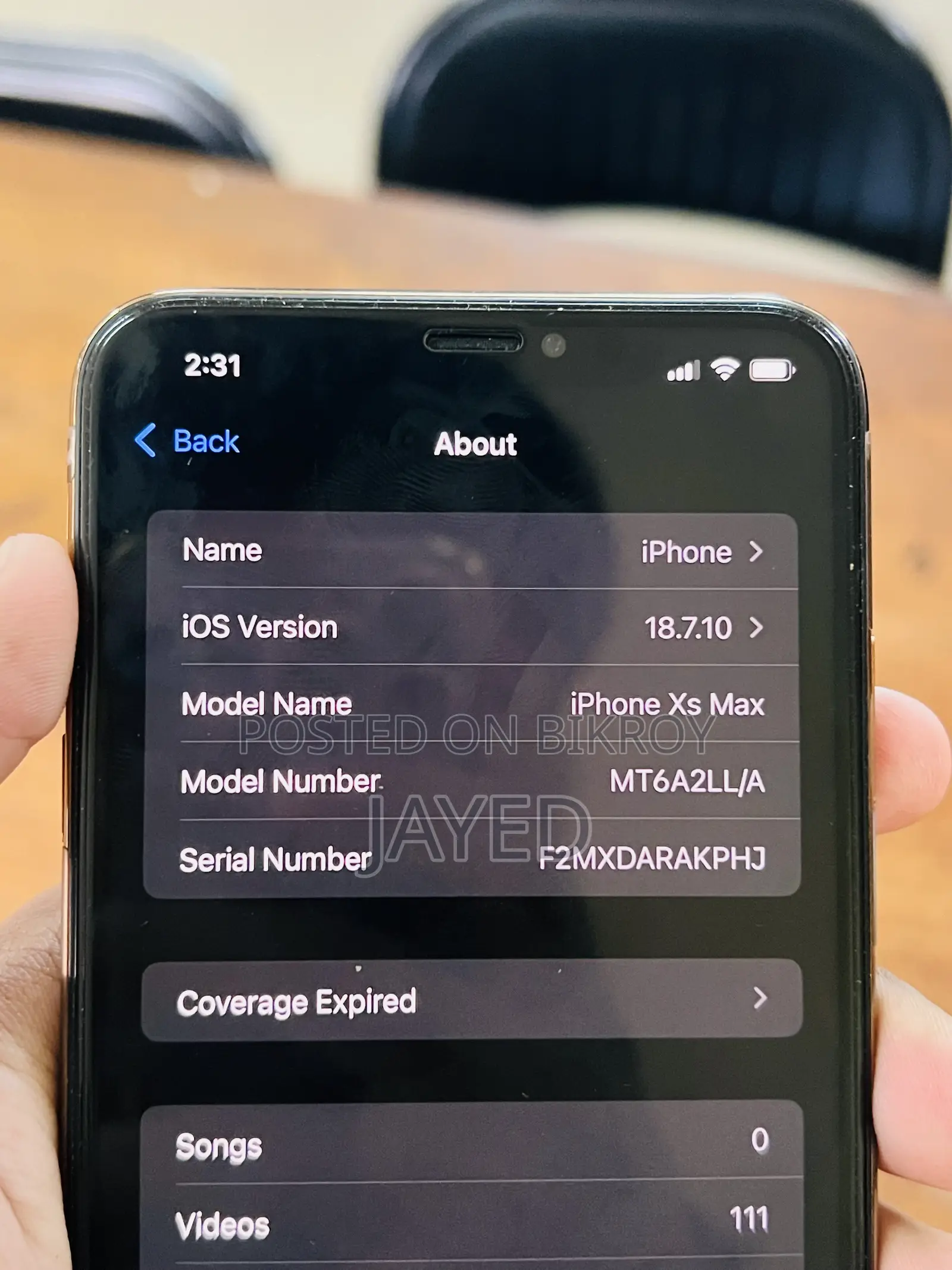 Apple iPhone XS Max 256 GB Gold