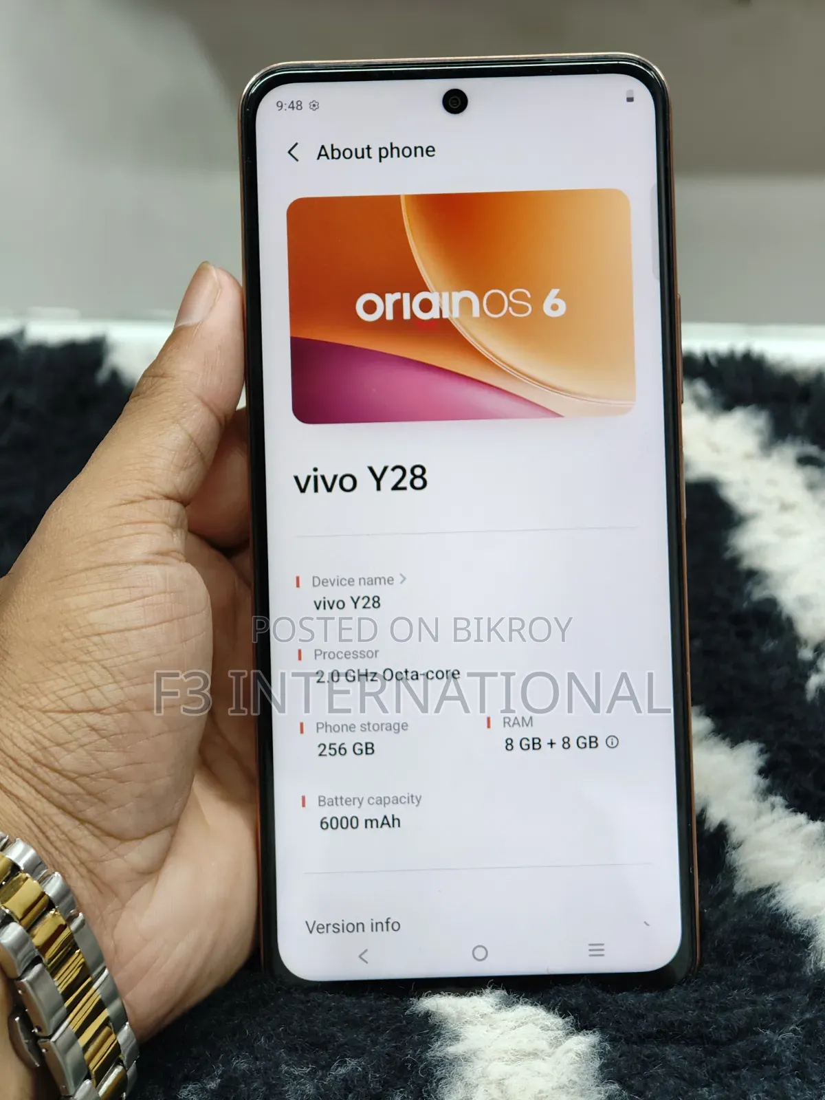 Vivo Y28 256 GB Orange