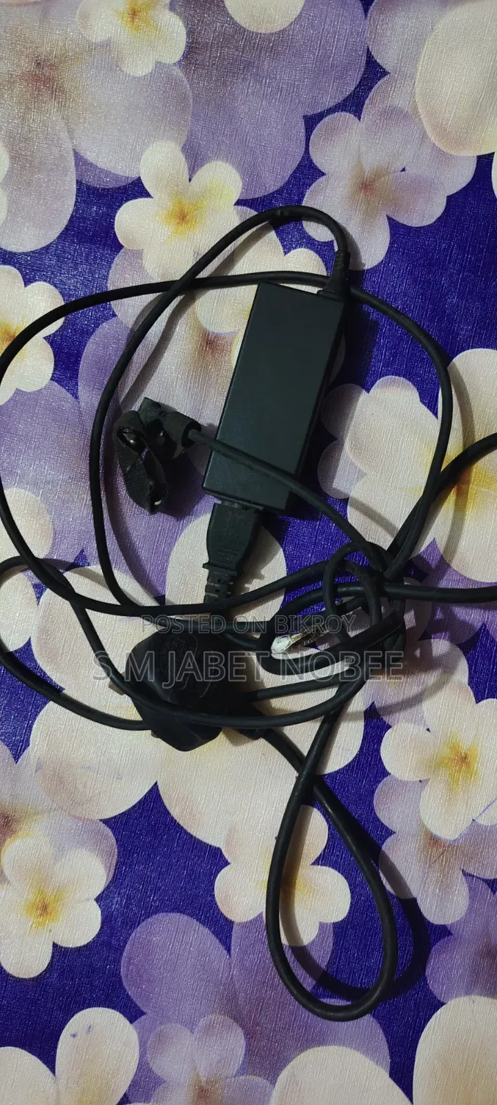 Original HP 45W Charger + Power Cable | Model HP 15-Da0020TU | Working