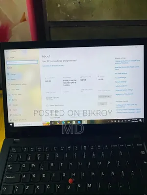 Laptop Lenovo ThinkPad T490s 4GB RAM Intel Core i5 SSD 128GB