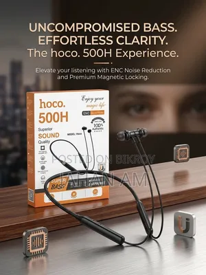 Hoco 500h ওয়্যারলেস নেকব্যান্ড