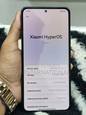 শাওমি রেডমি নোট ১৪ ৫জি ২৫৬ জিবি কালো