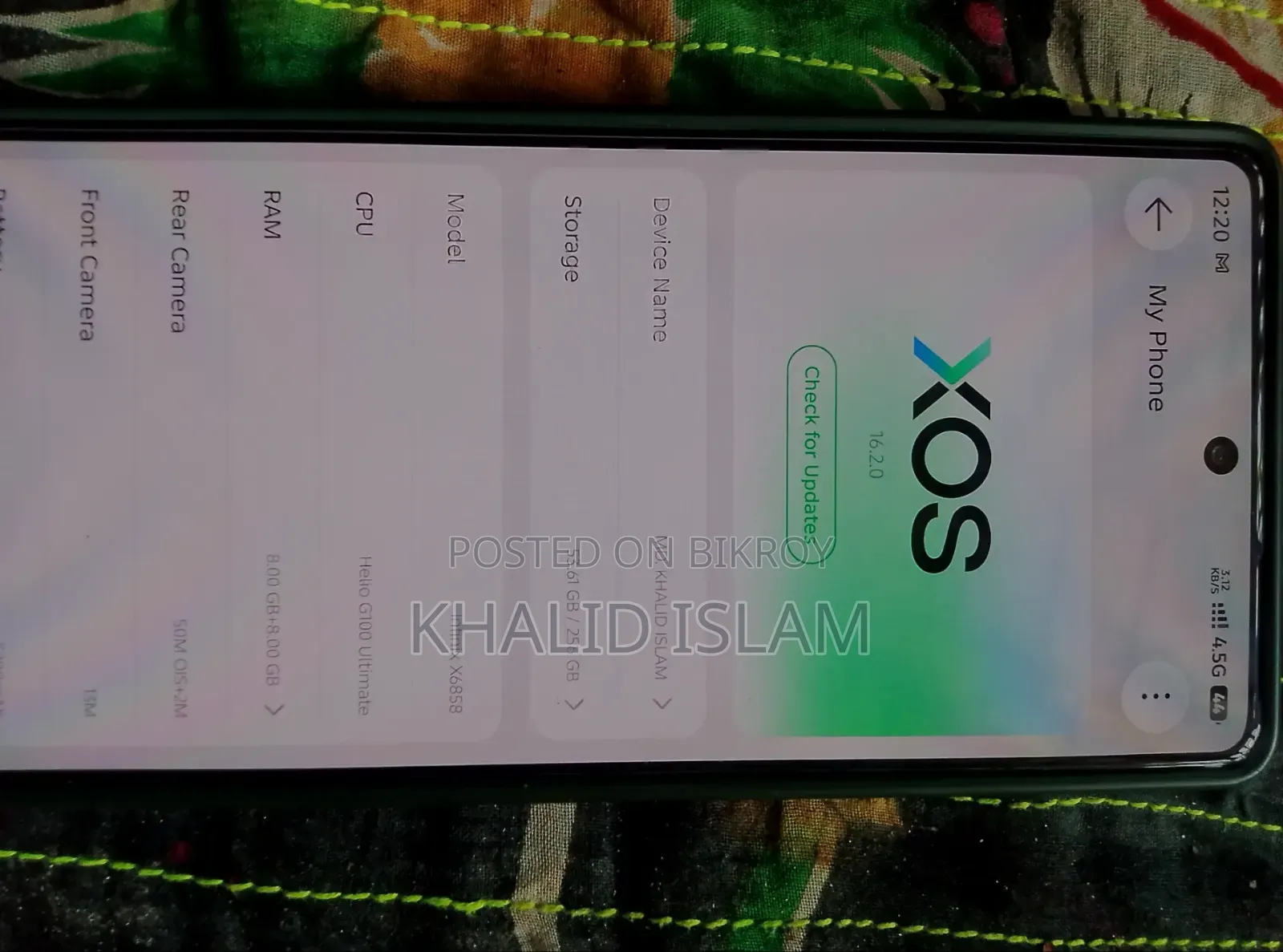 Infinix Note 50 4G 256 GB Green
