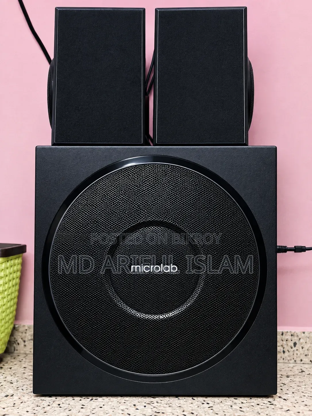 Microlab Speaker Full Bass Bluetooth+cable Connection Both Work