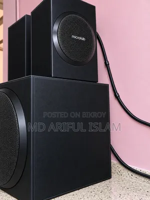 Microlab Speaker Full Bass Bluetooth+cable Connection Both Work