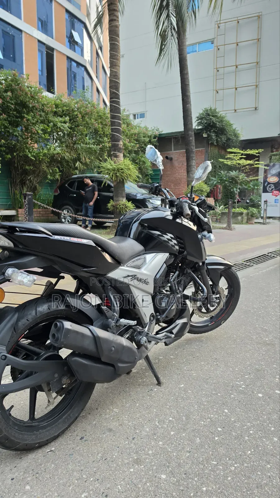 TVS Apache 160 4V 2019 Black