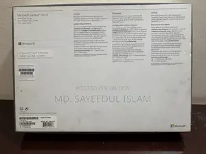 ল্যাপটপ মাইক্রোসফট সারফেস প্রো ৬ ৮জিবি ইন্টেল কোর আই৫ এসএসডি ২৫৬জিবি