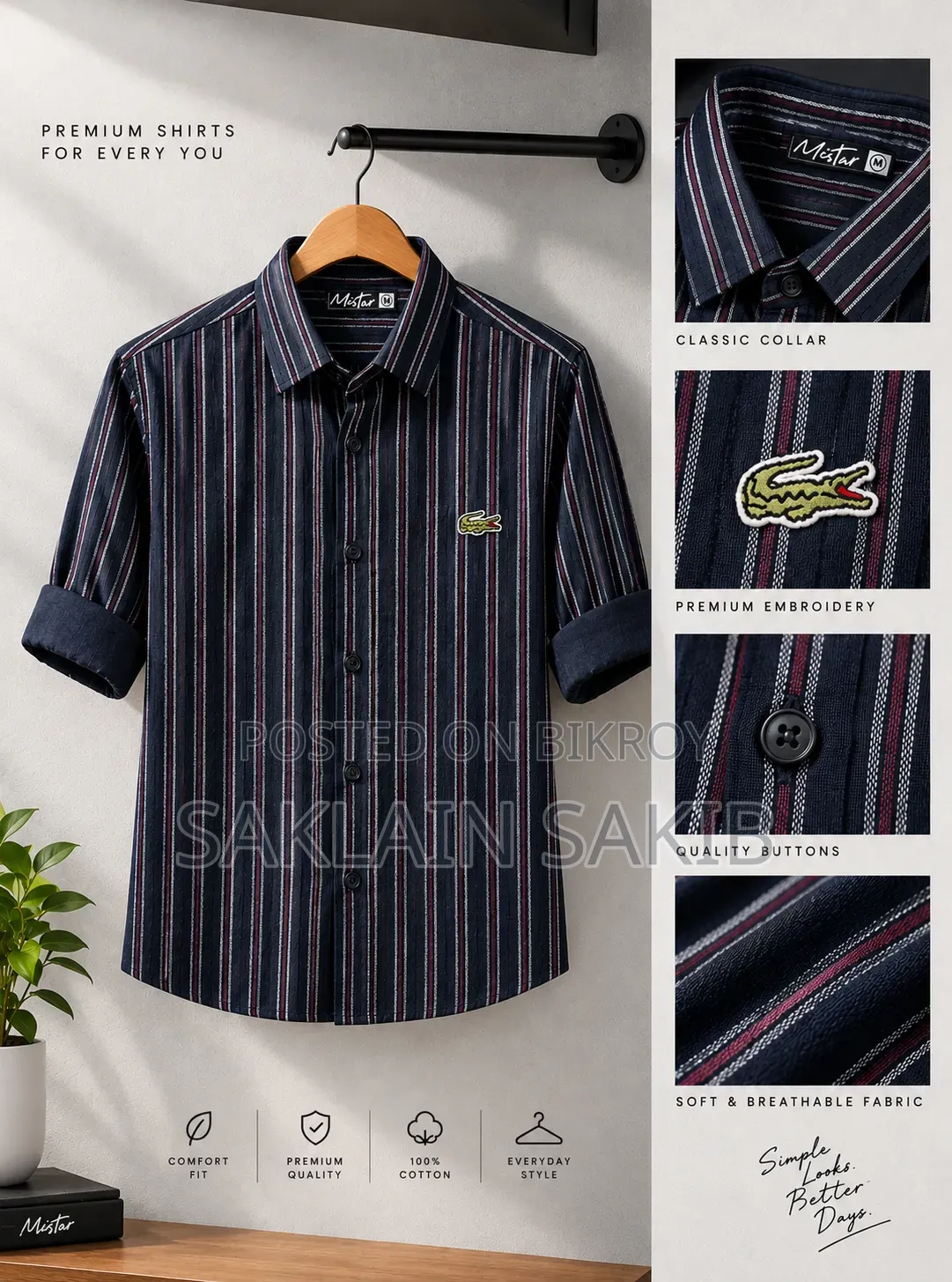 5 Piece Old Money Shirt (Combo)