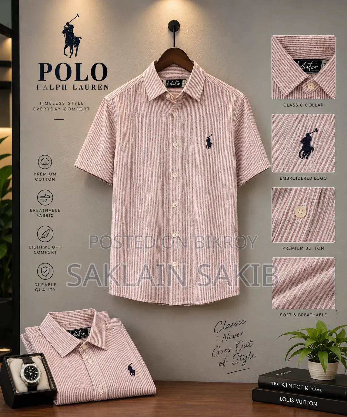 5 Piece Old Money Shirt (Combo)