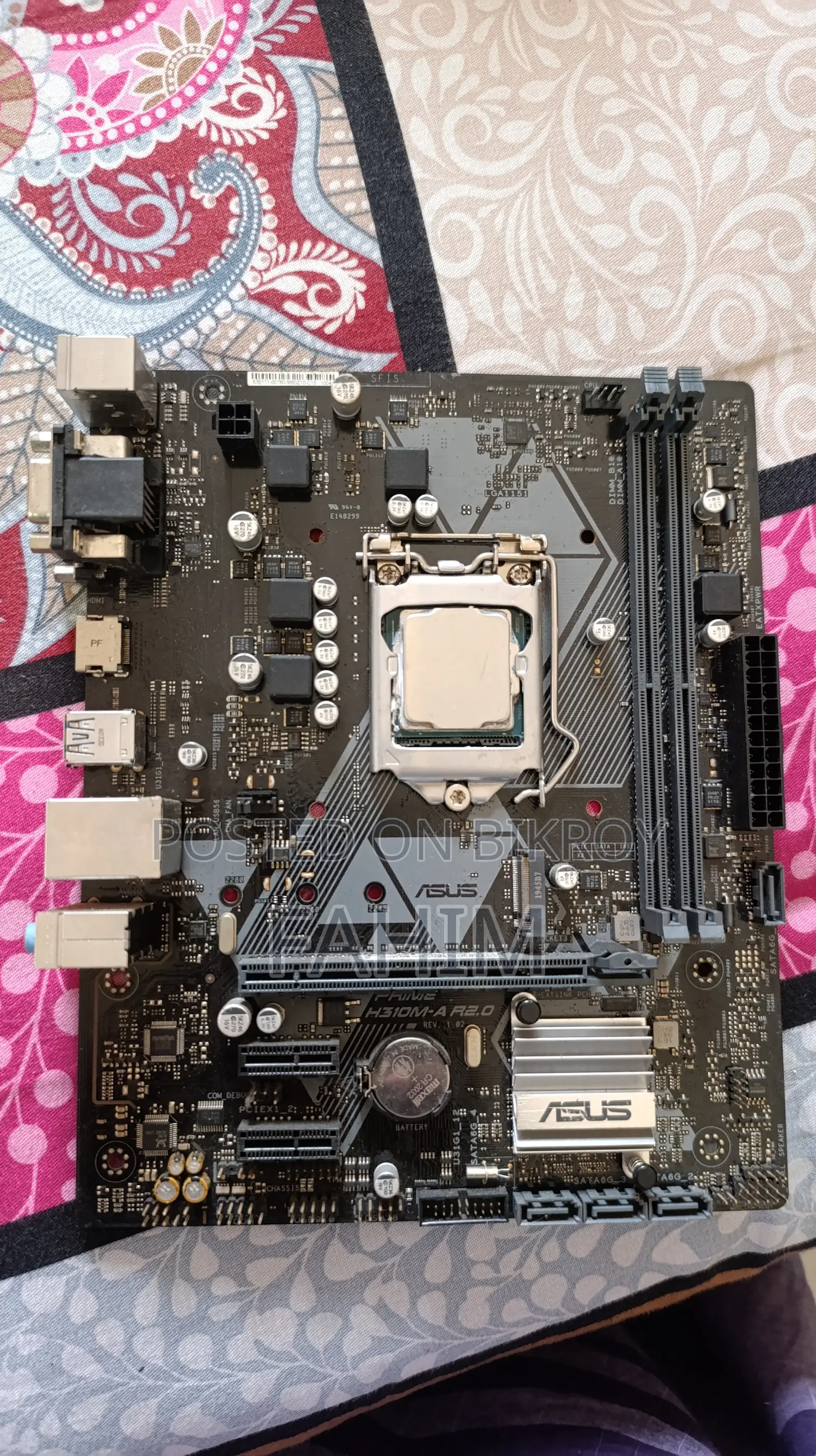 ASUS PRIME H310m-a R2.0 and Intel Core I7-
