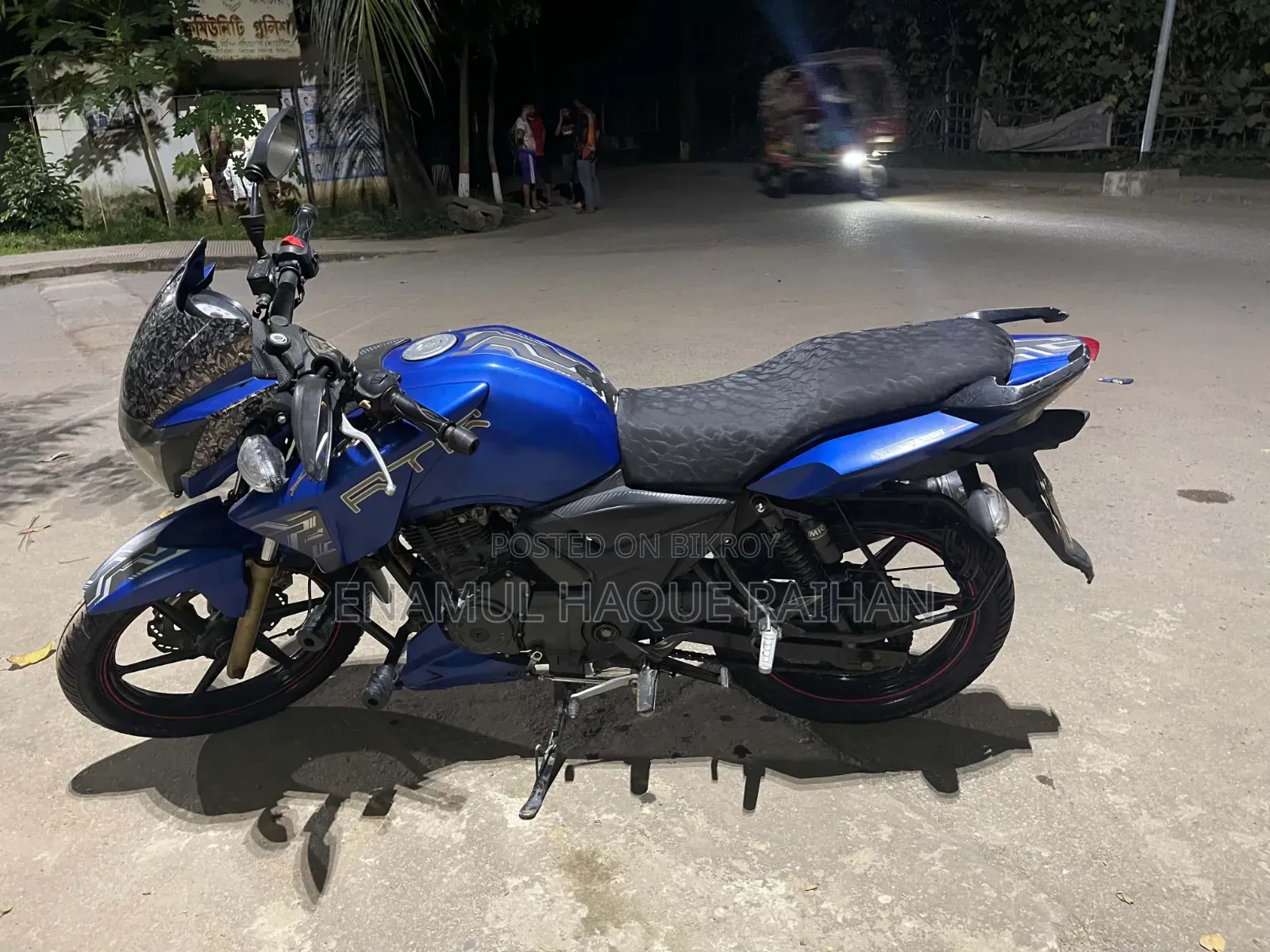 টিভিএস আপাচে আরটিআর ১৬০ ২ভি ২০১৮ নীল