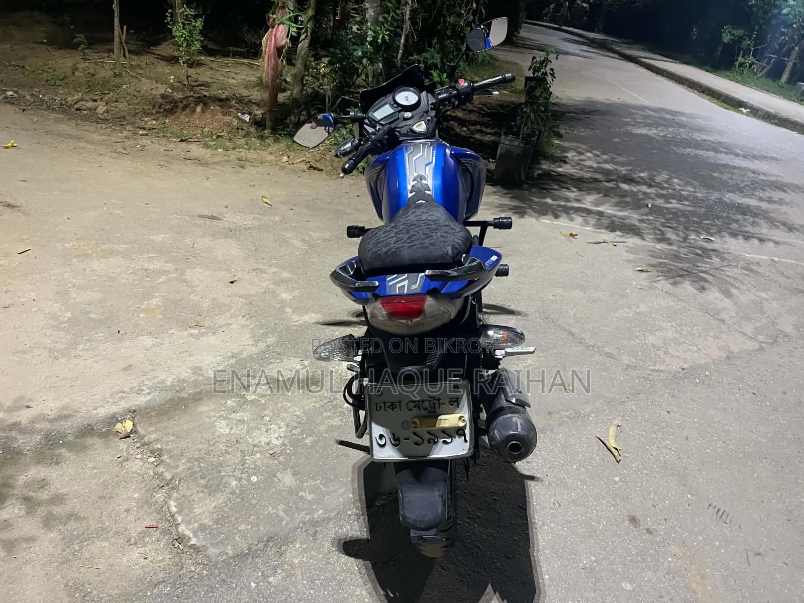 টিভিএস আপাচে আরটিআর ১৬০ ২ভি ২০১৮ নীল