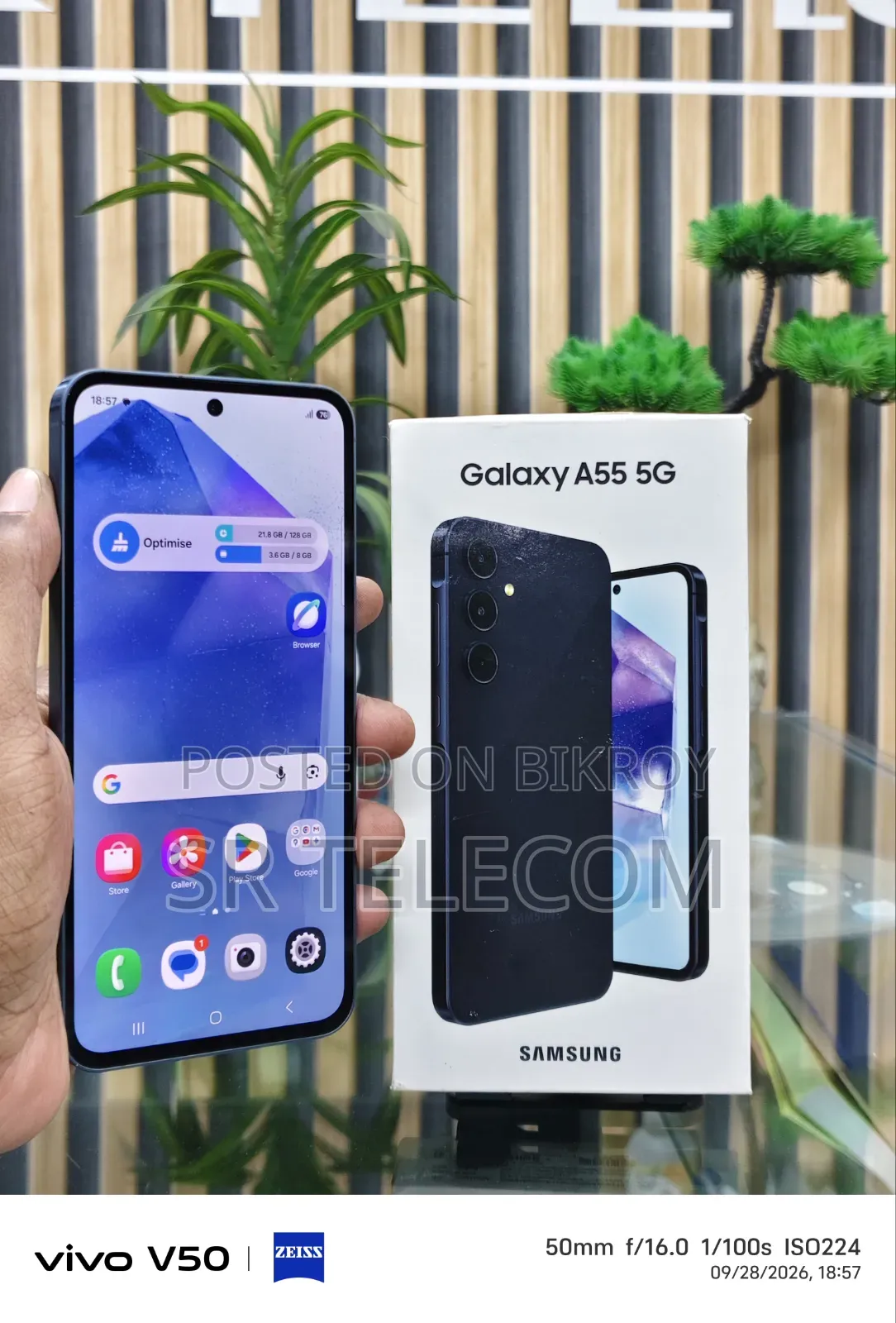 Samsung Galaxy A55 128 GB Black