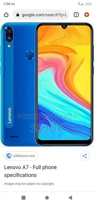 Lenovo A8 64 GB Blue
