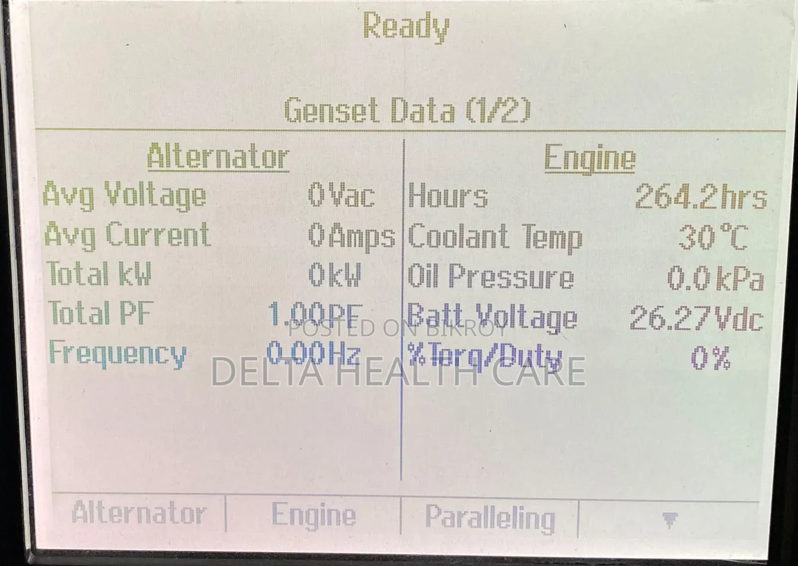 825 KVA Fuel Generator
