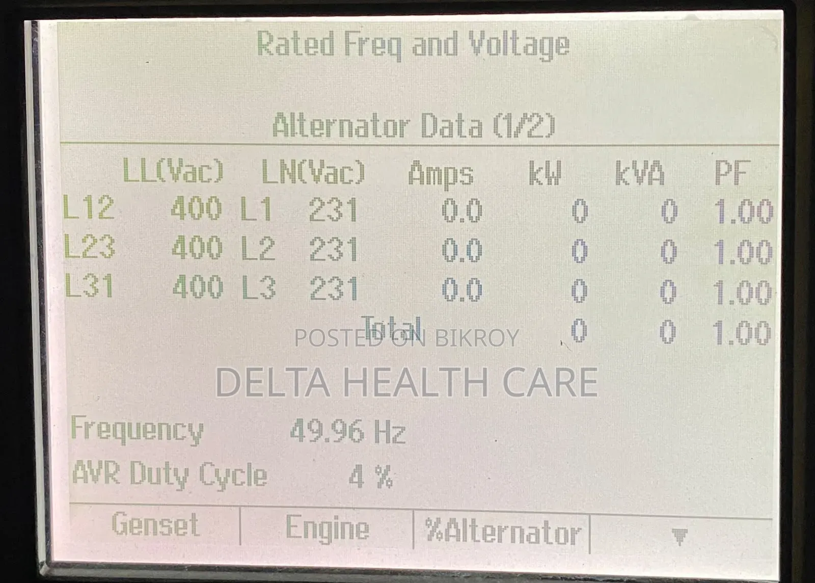825 KVA Fuel Generator