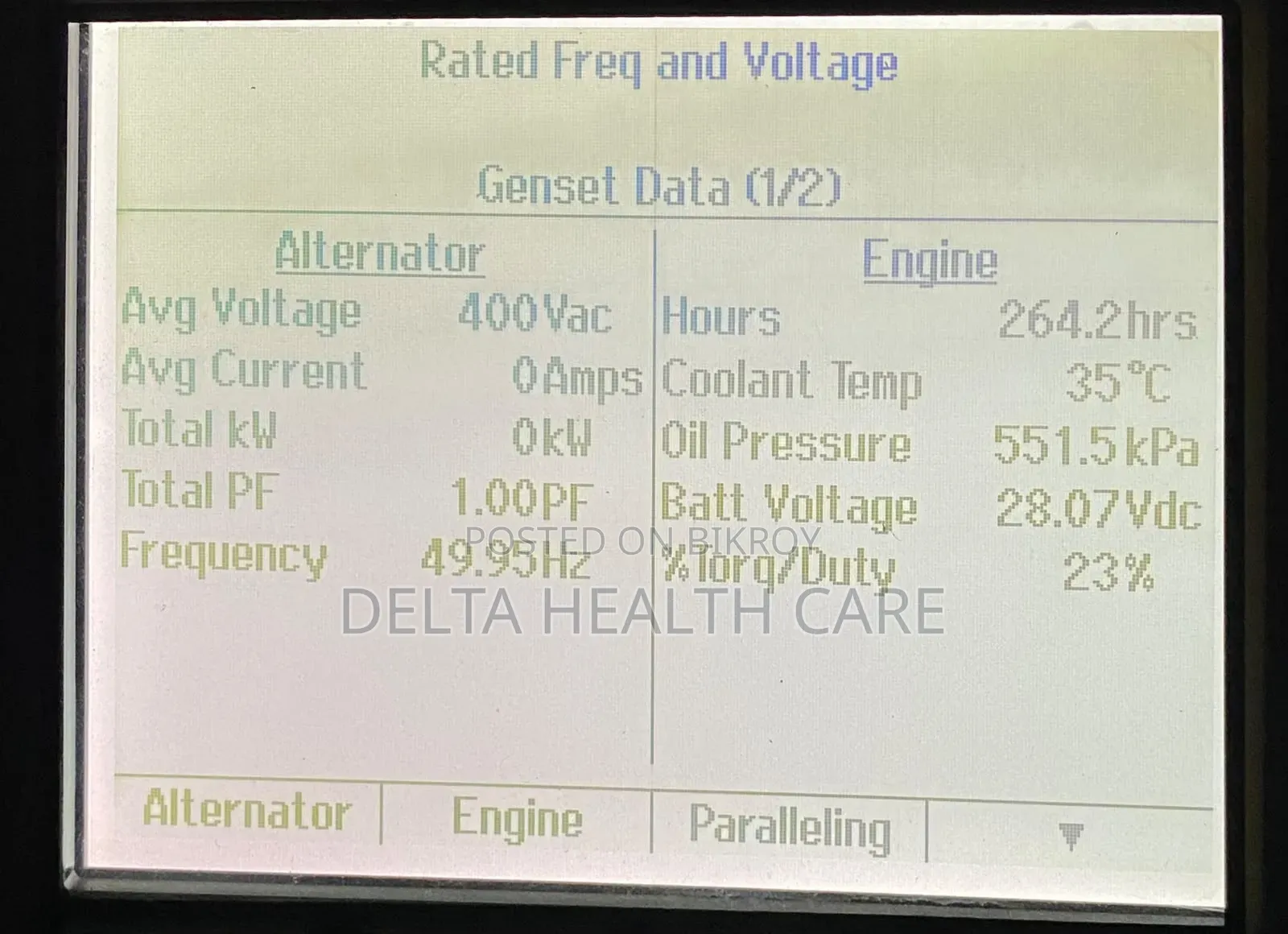 825 KVA Fuel Generator