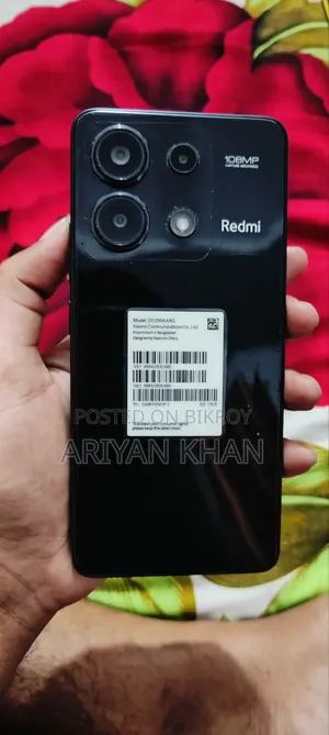 শাওমি রেডমি নোট ১৩ ১২৮ জিবি ব্ল্যাক