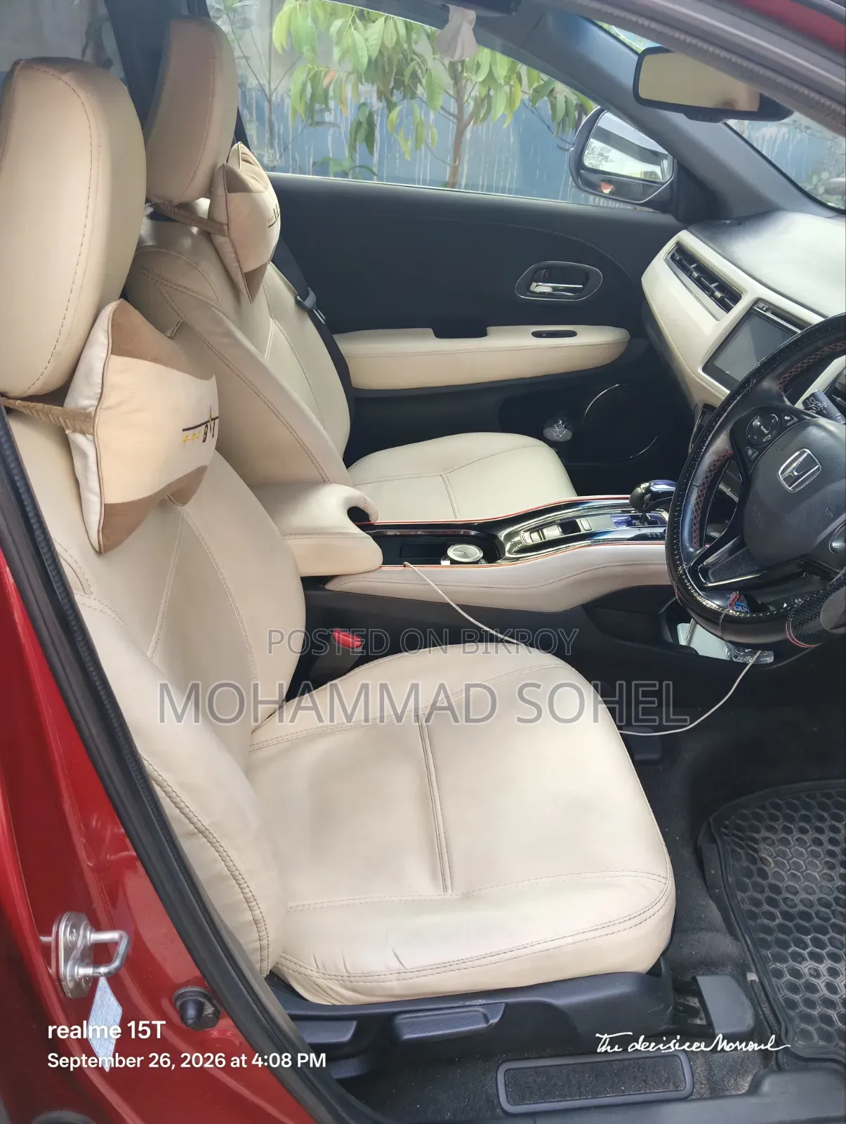 Honda Vezel 1.5 Two-Wheel Drive 2015 Red