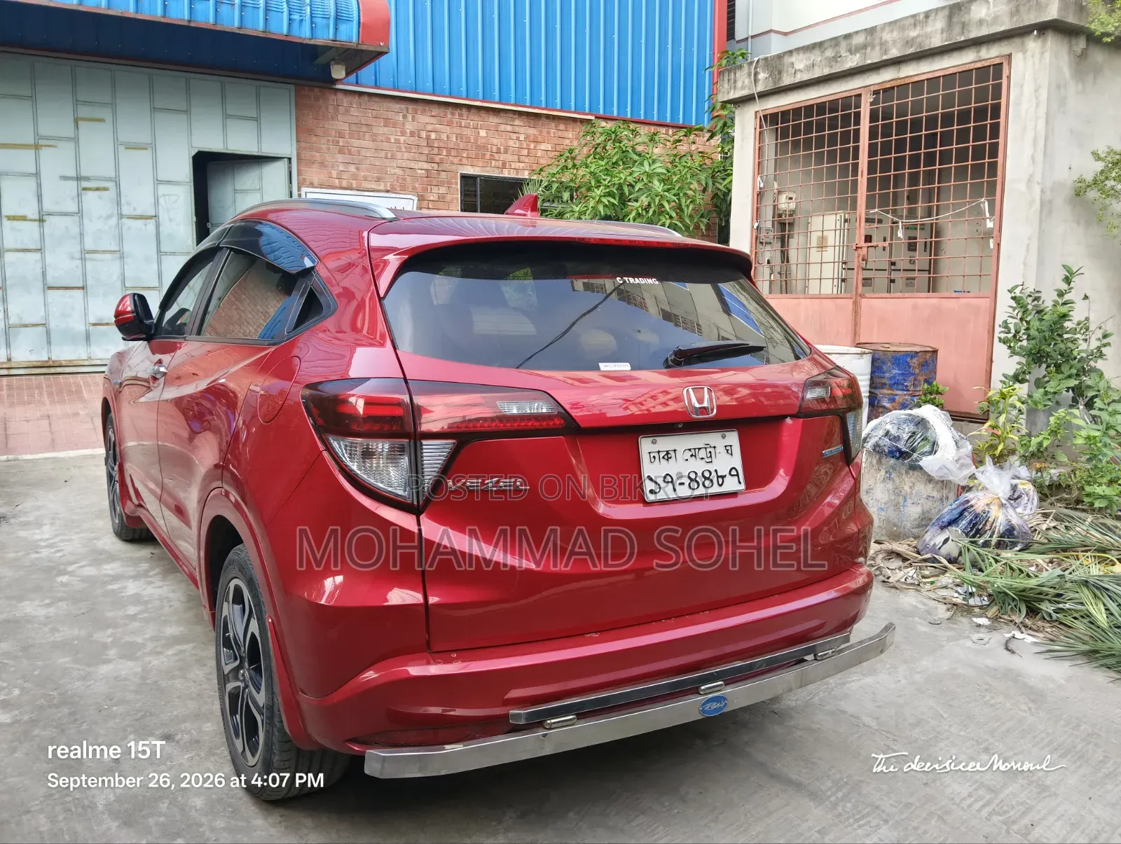 Honda Vezel 1.5 Two-Wheel Drive 2015 Red