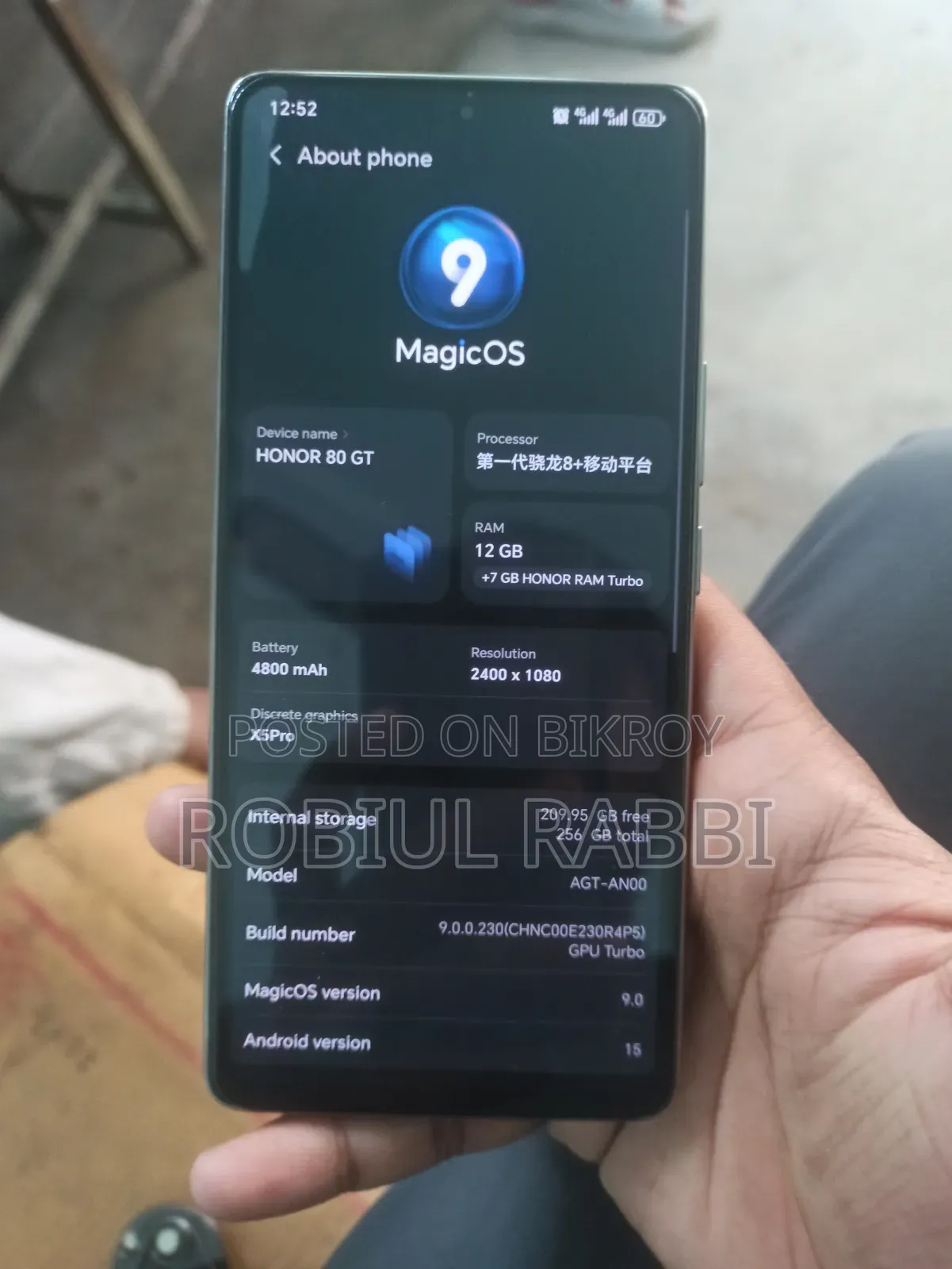 Honor 80 GT 256 GB