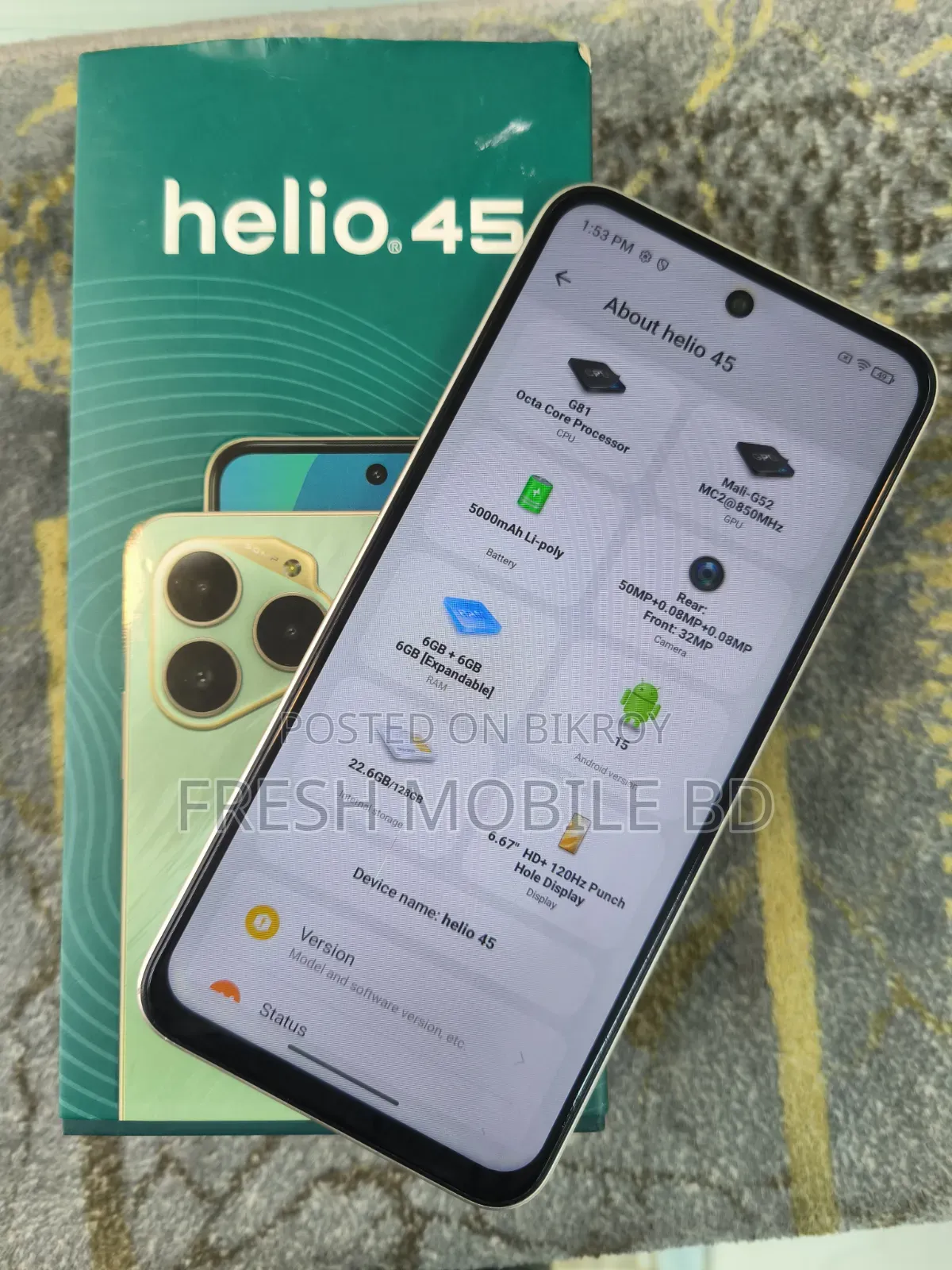 Helio 45 128 GB