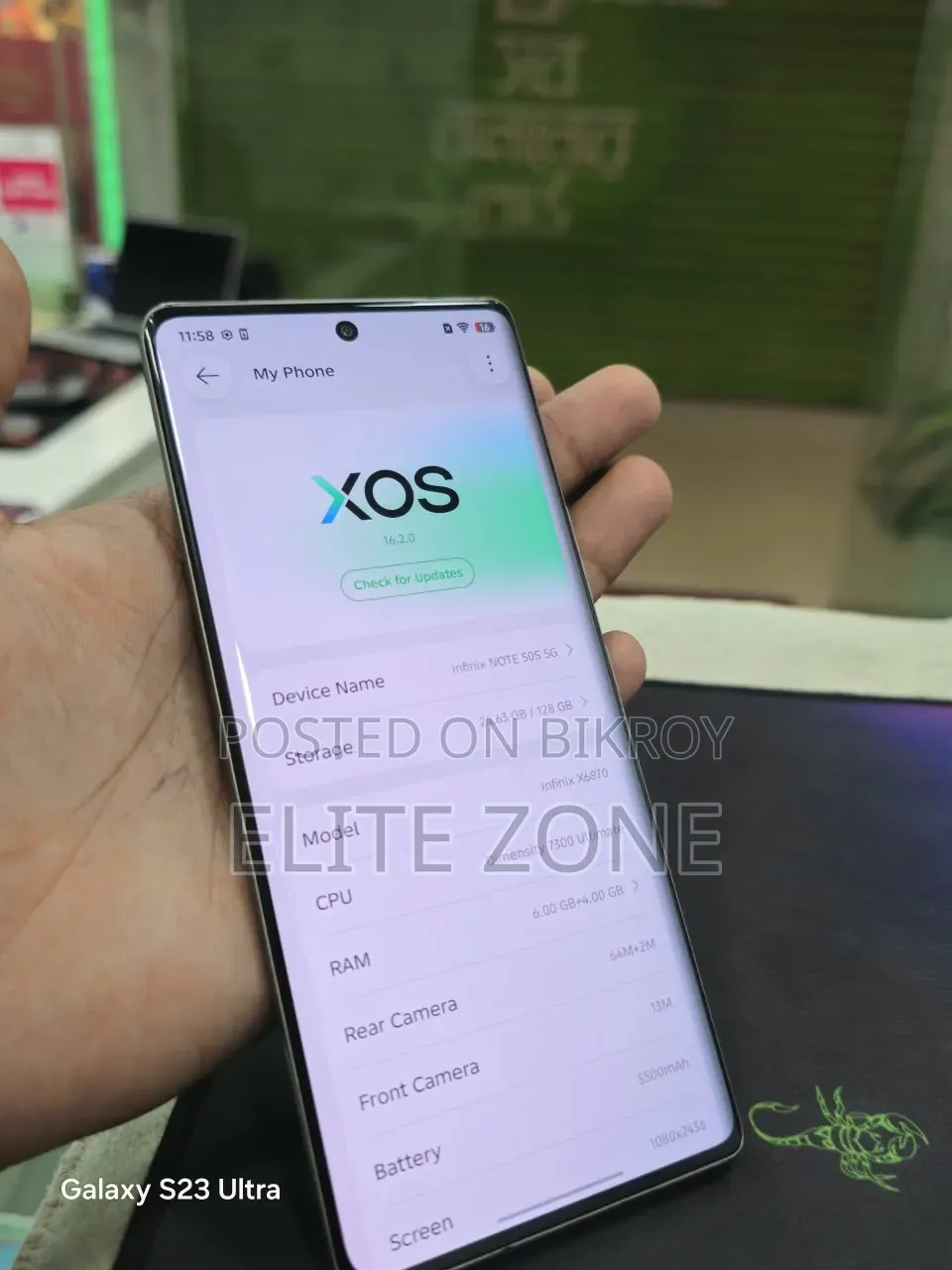 Infinix Note 50s 128 GB