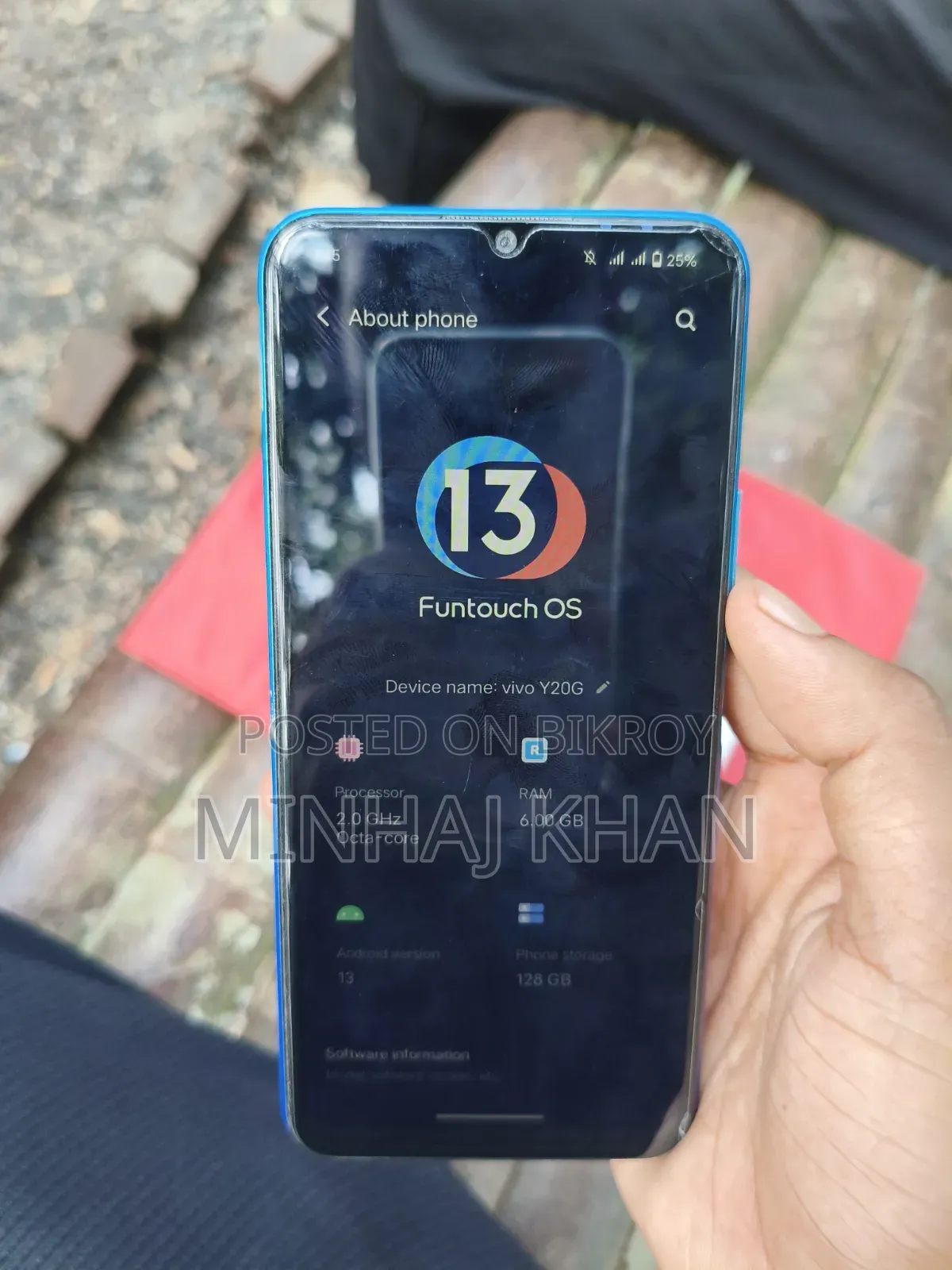 Vivo Y20G 128 GB Blue