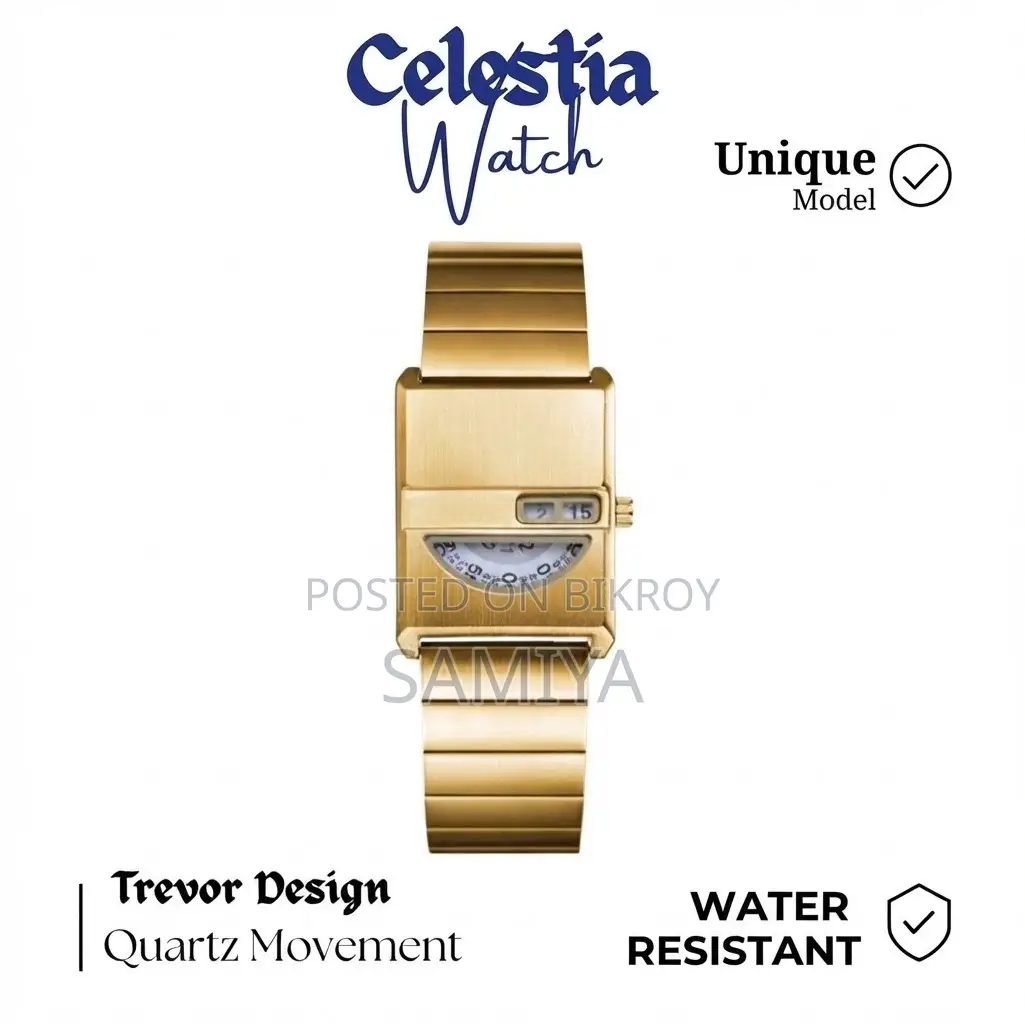 Selling My Gold-Tone Stainless Steel Wristwatch. Never Been Used.