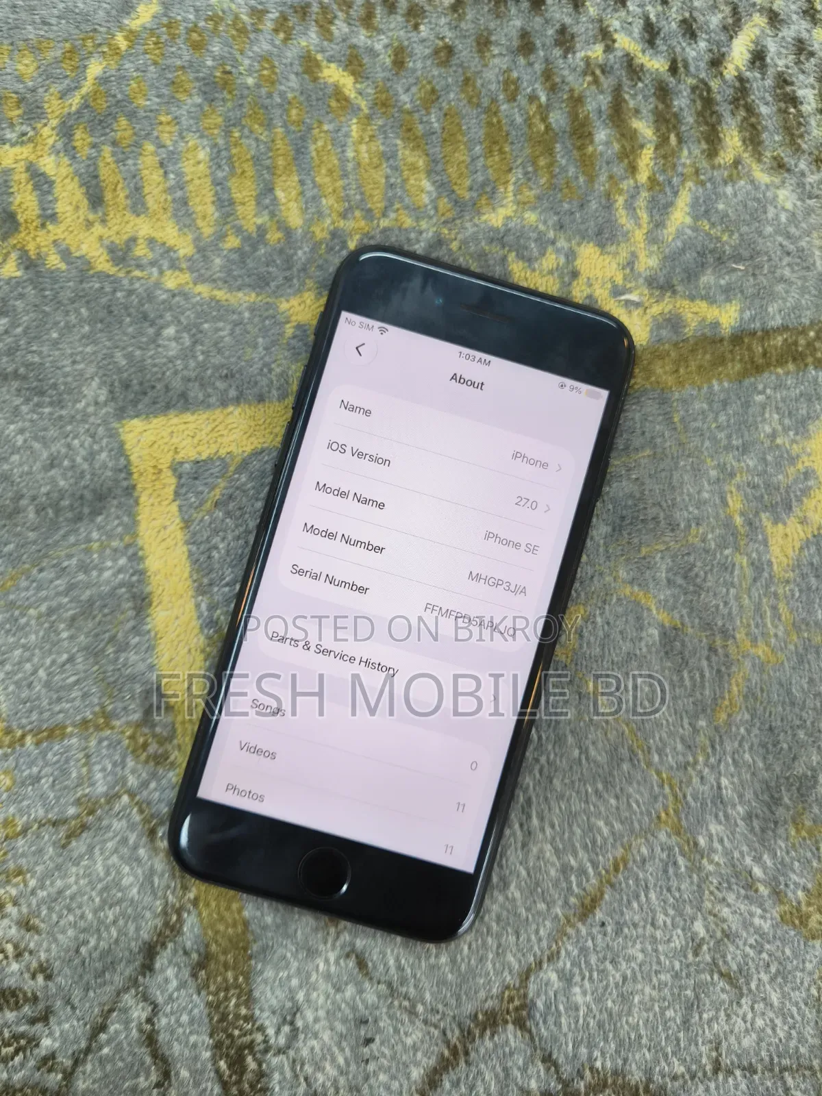 Apple iPhone SE (2020) 64 GB Black