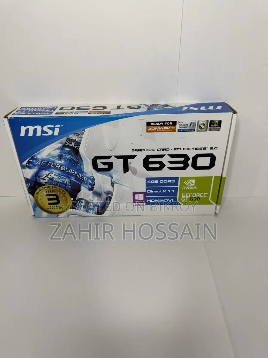 MSI GT 630 4GB Graphics Card