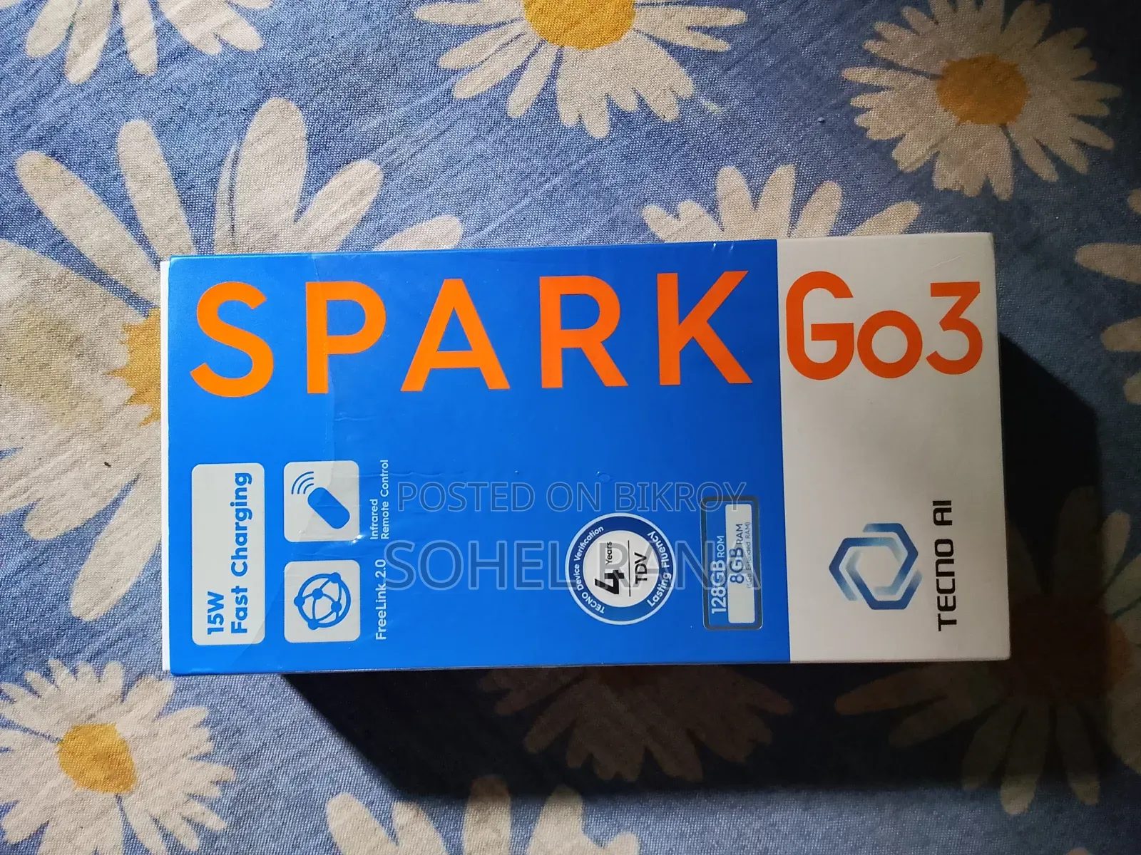 Tecno Spark Go 3 128 GB Blue