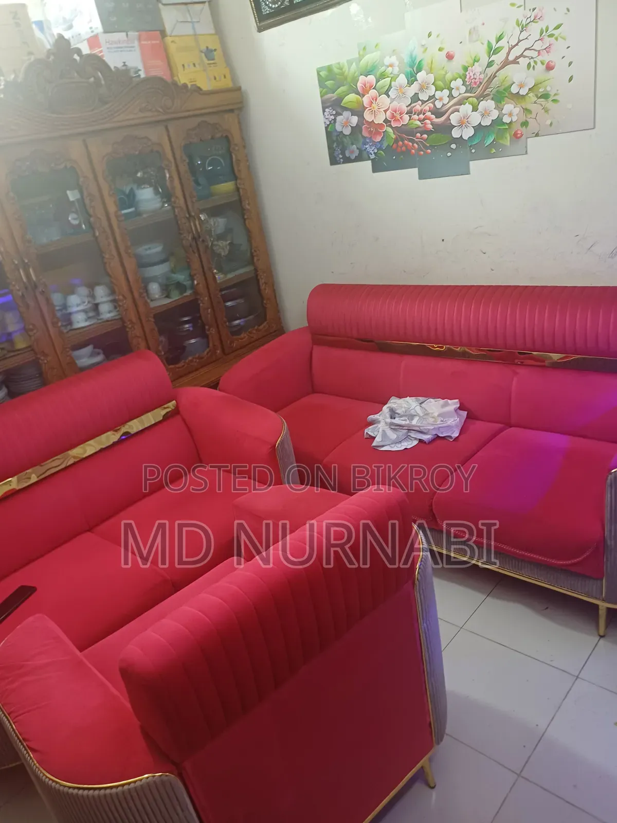 Minister Teak Wood Sofa 3-2-1