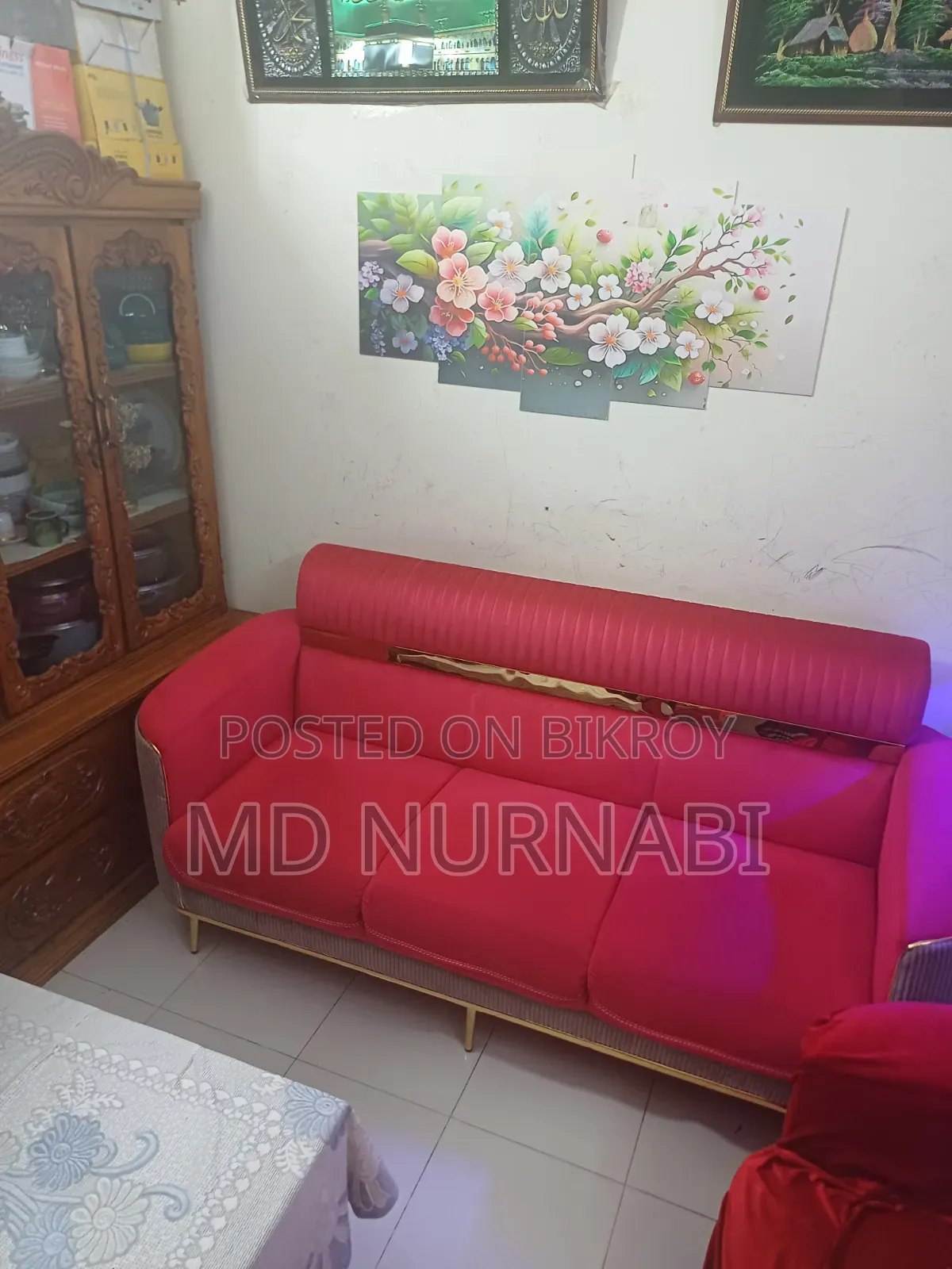 Minister Teak Wood Sofa 3-2-1
